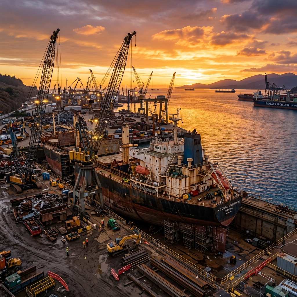 Ship Breaking Yard at Alang